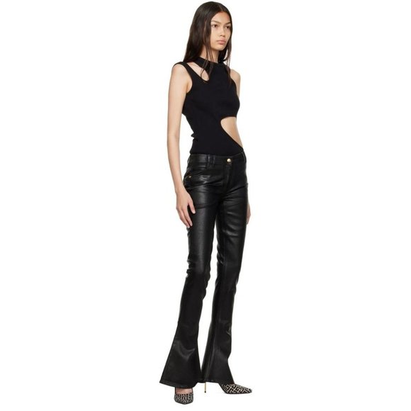 Balmain Denim - NWT Balmain Coated Low Rise Flare Cuff Bootcut Jeans Size 44 (US 34)